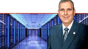 אורן אריאב מנהל חטיבת טכנולוגית המידע של בנק ישראל | צילום: שלומי אמסלם | הדמייה של בינה מלאכותית של Gemini Google | עיבוד צילום: שולי סונגו©