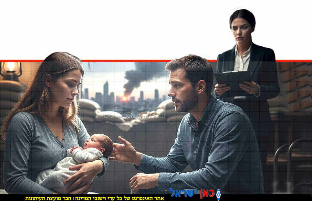 הדמיית עורכת דין ובני זוג המבקש להגשים את חלום ה'הורות' באמצעות פונדקאות באוקראינה | הדמייה של בינה מלאכותית של Gemini Google | עיבוד צילום: שולי סונגו© הדמיית עורכת דין ובני זוג המבקש להגשים את חלום ה'הורות' באמצעות פונדקאות באוקראינה | הדמייה של בינה מלאכותית של Gemini Google | עיבוד צילום: שולי סונגו©
