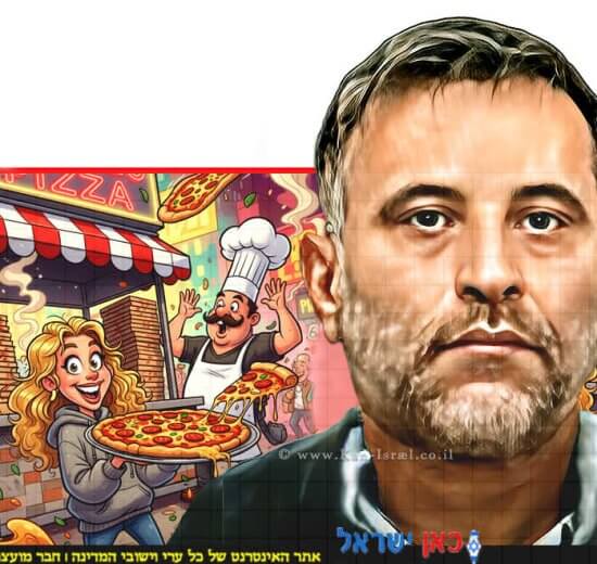 שלום דדון (52), בעל פיצרייה בראש העין, נאשם באישום מזעזע על התעללות מינית בקטינות בגילאי 15–18 שהועסקו אצלו | הדמייה של בינה מלאכותית של Gemini Google | עיבוד: Photolab שולי סונגו ©