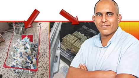 משה אחרק מנהל היחידה לאכיפה ולחקירות פיצוח במשרד החקלאות ופיתוח -תפיסה פיצוח ברקע: הברחות ביצים וחלב | צילום: משרד החקלאות וביטחון המזון | עיבוד צילום: שולי סונגו©