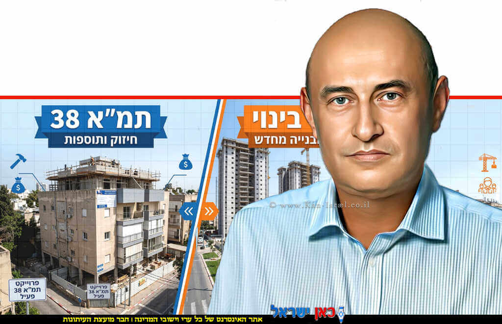יורי גמרמן מנהל הרשות הממשלתית להתחדשות עירונית במשרד הבינוי והשיכון | הדמייה של בינה מלאכותית של Gemini Google | עיבוד צילום: שולי סונגו©