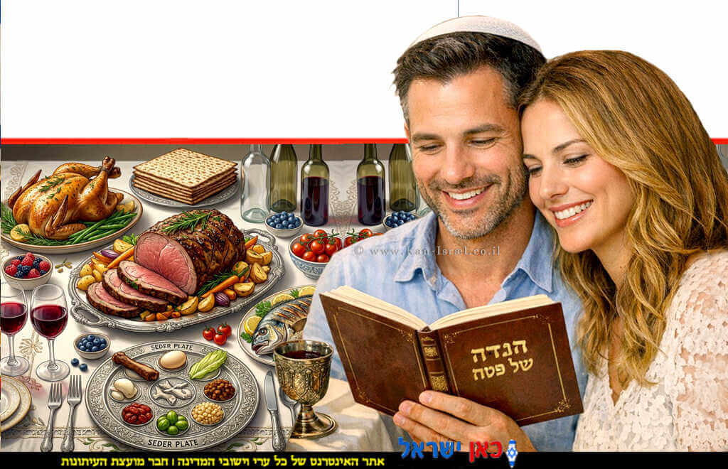 זוג מאושר מהתוצרת החקלאית ומניצחון החקלאות הישראלית לקראת ליל הסדר וימי החג השנה | הדמייה בצילום: Gemini Google | עיבוד: Photolab שולי סונגו © זוג מאושר מהתוצרת החקלאית ומניצחון החקלאות הישראלית לקראת ליל הסדר וימי החג השנה | הדמייה בצילום: Gemini Google | עיבוד: Photolab שולי סונגו ©