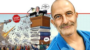 עו"ד גיורא אלדן על יהירות בגלימה שחורה: כשבג"ץ מהמר על חיי אדם תחת אש | הדמייה בצילום: Gemini Google | עיבוד: Photolab שולי סונגו ©