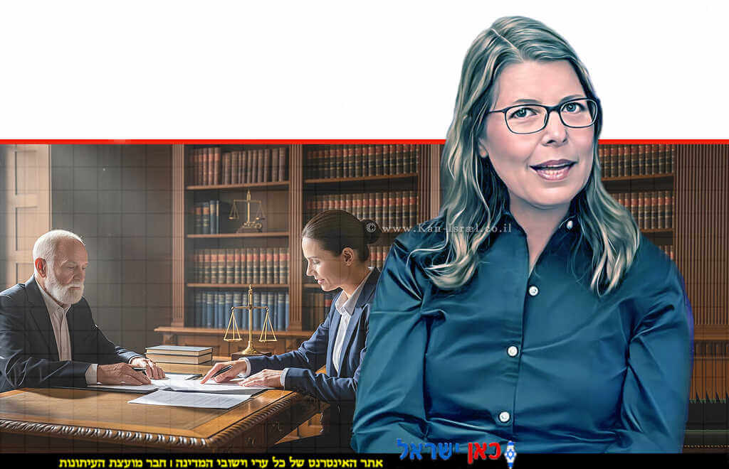 עו"ד שרי ורדי, הממונה הארצית על תחום ניצולי השואה בסיוע המשפטי ברקע: קבלת עזרה במיצוי זכויות, צילום: ארכיון | Gemini Google | עיבוד: Photolab | עיבוד צילום: שולי סונגו©