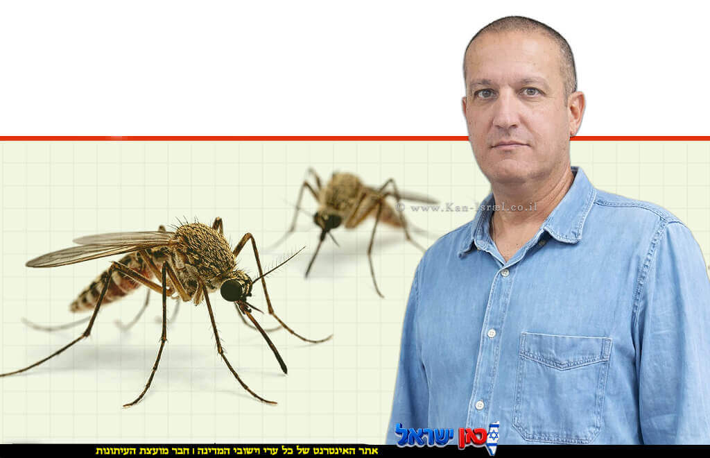 משה ג’רבי, מנהל אגף שפ"ע (שיפור פני העיר), של עיריית חדרה רקע יתושים | ai Capilot | עיצוב: שולי סונגו©
