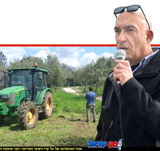 מנכ"ל רשות ניקוז ונחלים שרון, מר רן פרחי על רקע צמחיה עבותה | עיבוד צילום: שולי סונגו©