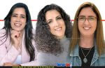שדרת ניהול נשית של עיריית חדרה, מימין: עו"ד נילי הראלי, סיון לקרב ורו"ח מורן לאון | צילום: עיריית נתניה | עיבוד: AI | עיצוב: שולי סונגו©