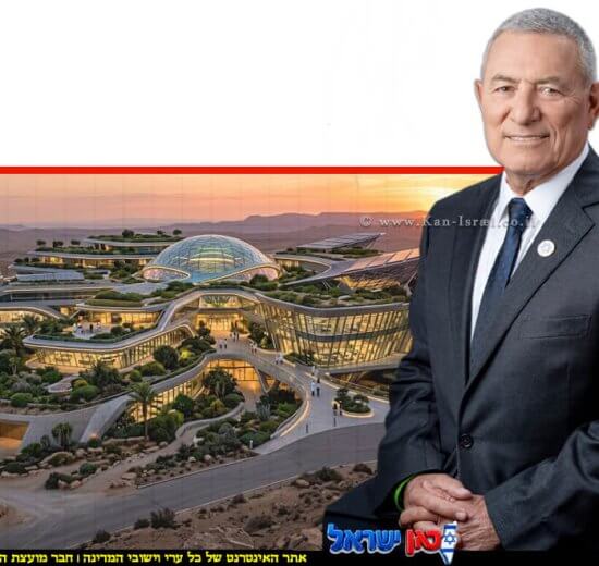 אלוף במיל' דורון אלמוג יו"ר הסוכנות היהודית חבל הצלה בהיקף של 20 מיליון ש"ח לעסקים בקו העימות וביישובי הצפון צילום: דודי סאלם - זוג הפקות | הדמייה | עיבוד: Gemini Google | עיצוב: שולי סונגו©
