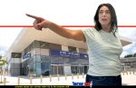שרת התחבורה והבטיחות בדרכים, תא"ל (מיל') מירי רגב על פתיחת המסילה המזרחית בחדרה | הדמייה | עיבוד: Gemini Google | עיצוב: שולי סונגו©