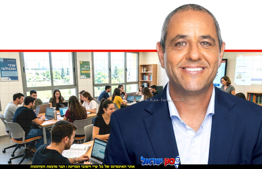 ראש עיריית חדרה מר ניר בן חיים: "אנו מביאים לראשונה את האקדמיה לחינוך לחדרה" | כיתת לימוד | עיבוד: שולי סונגו ©