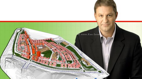 חיים בִּיבָּס ראש העיר מודיעין-מכבים-רעות הדמיית שכ' המעיינות הדמיות שכונת המעיינות הדמייה: קשת מ.כ. ניהול פרויקטים | עיבוד: Gemini Google | עיצוב: שולי סונגו©