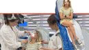 מיכל לוי גוליק מ-בנימינה נפצעה קשה בפניה כתוצאה מפגיעת גלשן בבריכת גלים בעת בדיקה במרפאת אף אוזן גרון ב"הלל יפה" | עיבוד: Gemini Google | עיצוב: שולי סונגו©
