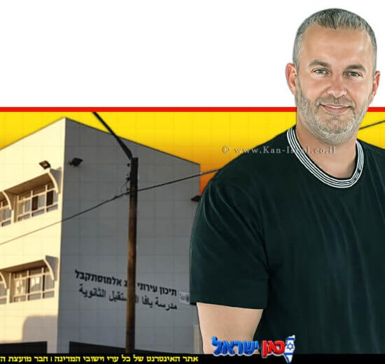 מוחמד כבוב, מנהל ביה"ס אלמוסתקבל ביפו, מואשם בעבירות מין | עיבוד: Gemini Google | עיצוב: שולי סונגו©