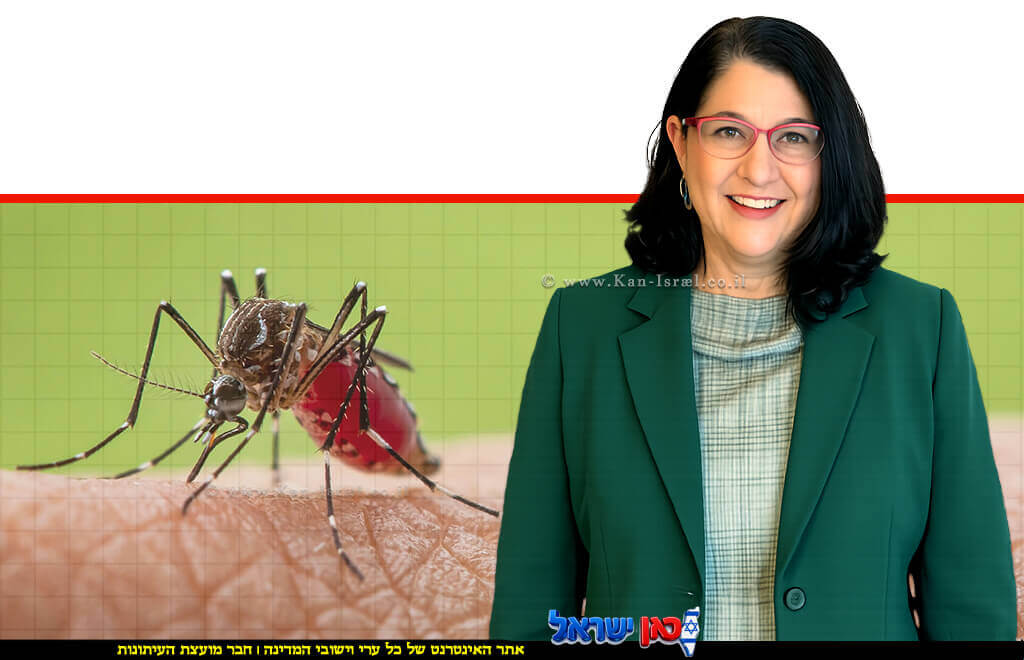 פרופ' סיגל סדצקי, ראש חטיבת בריאות הציבור במשרד הבריאות ברקע קדחת מערב הנילוס | עיבוד: Gemini Google | עיצוב: שולי סונגו© פרופ' סיגל סדצקי, ראש חטיבת בריאות הציבור במשרד הבריאות ברקע קדחת מערב הנילוס | עיבוד: Gemini Google | עיצוב: שולי סונגו©