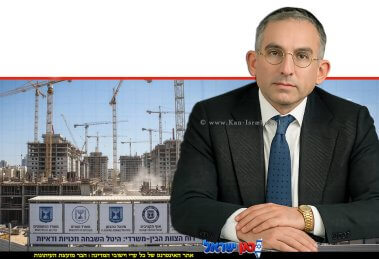 מנכ"ל משרד הפנים, ישראל אוזן, פרסם דו"ח הביניים להגביר הוודאות הכלכלית והתכנונית בענף הנדל"ן בניינים בארץ ישראל | עיבוד: Gemini Google | עיצוב: שולי סונגו©