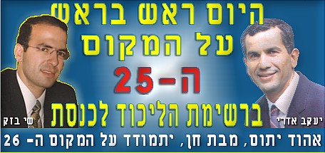 הליכוד בוחר היום את מועמדיו לכנסת