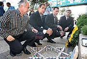 מחווה של תמיכה בתושבי העיר נתניה