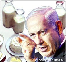 ראש הממשלה מר בנימין נתניהו, אימץ את מסקנות ועדת המשנה לבדיקת שוק החלב
