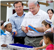 ראש הממשלה, השתתף בטקס בישוב שומריה לציון 4 שנים לפינוי גוש קטיף