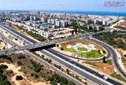 עיריית נתניה מבצעת עבודות חדשות על גשר השלום