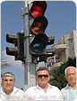 חדרה: הופעל הרמזור בצומת הרחובות הנשיא-ששת הימים