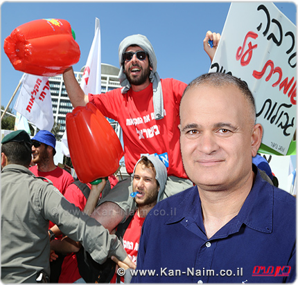 חקלאי ישראל, הפגינו בעיר תל אביב על מצב החקלאות: עד כאן, אנו בקריסה