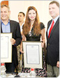 חברי הכנסת אורלי לוי-אבקסיס וניצן הורביץ, קיבלו אות הפרלמנטר הנבחר 