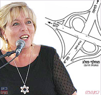 עבודות בהיקף 190 מליון ₪ בהקמת גשר במחלף פולג ע