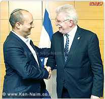 שר הכלכלה נפתלי בנט, נפגש עם שר הכלכלה וסגן ראש ממשלת מדינת בוואריה מר מרטין צייל