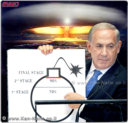 ראש הממשלה מר בנימין נתניהו: יש קו אדום לעצור את פצצת האטום של איראן עד הקיץ