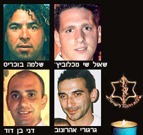 4 חיילי מילואים מאזור נתניה חדרה נהרגו מהקטיושה בכפר גלעדי