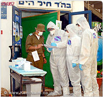 משרד הבריאות בשיתוף עם פיקוד העורף בתרגיל 