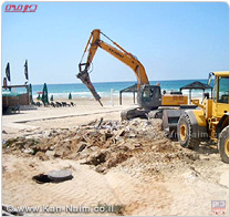 חדרה: נהרסה מסעדת 